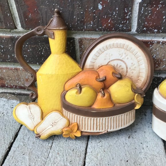 Vintage Kitchen Decor Country Fruit Flowers - Picture 3 of 7